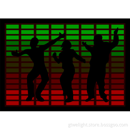 EL T-Shirt Panel Equalizer Sound Activated